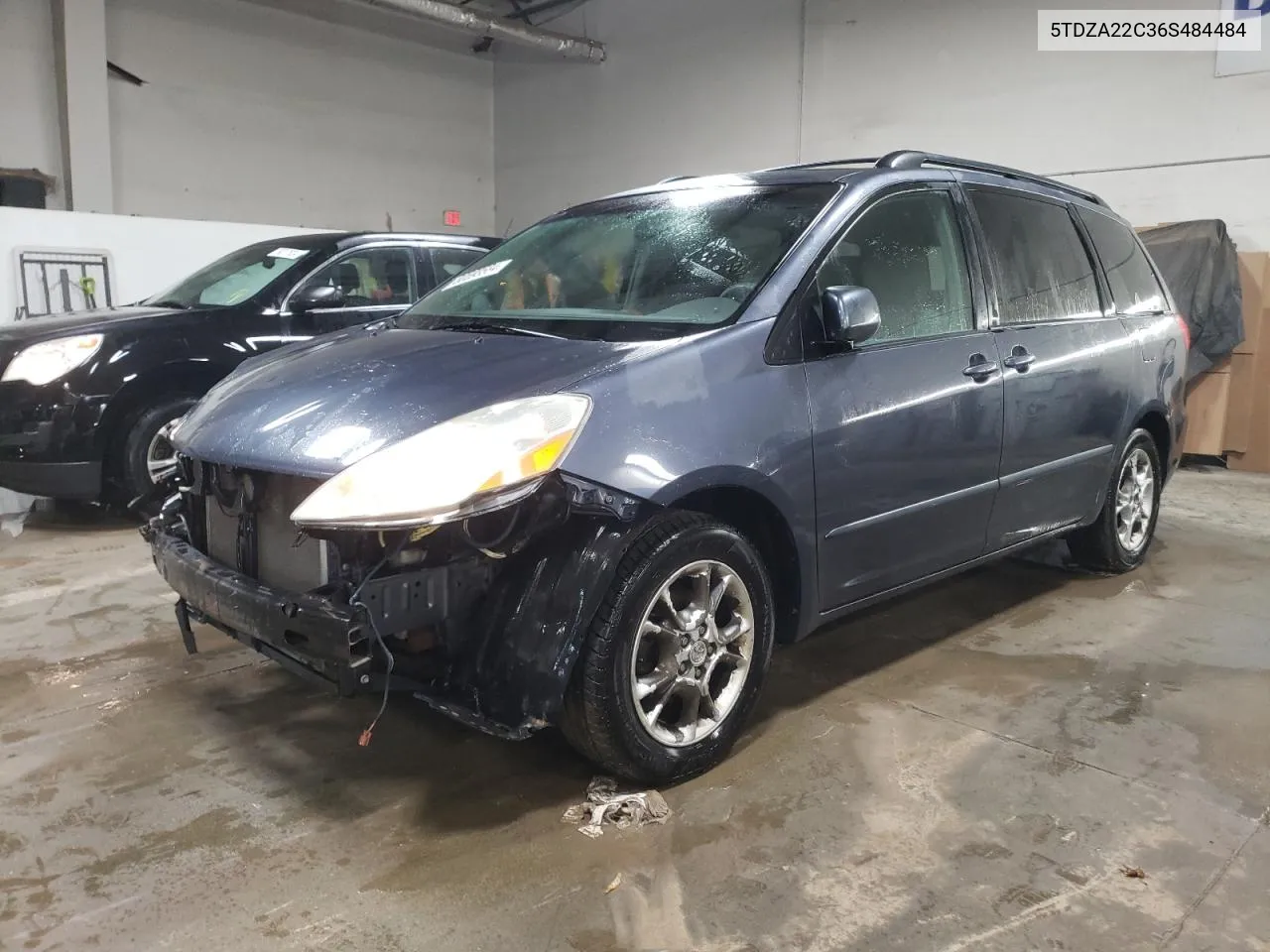 2006 Toyota Sienna Xle VIN: 5TDZA22C36S484484 Lot: 80593584