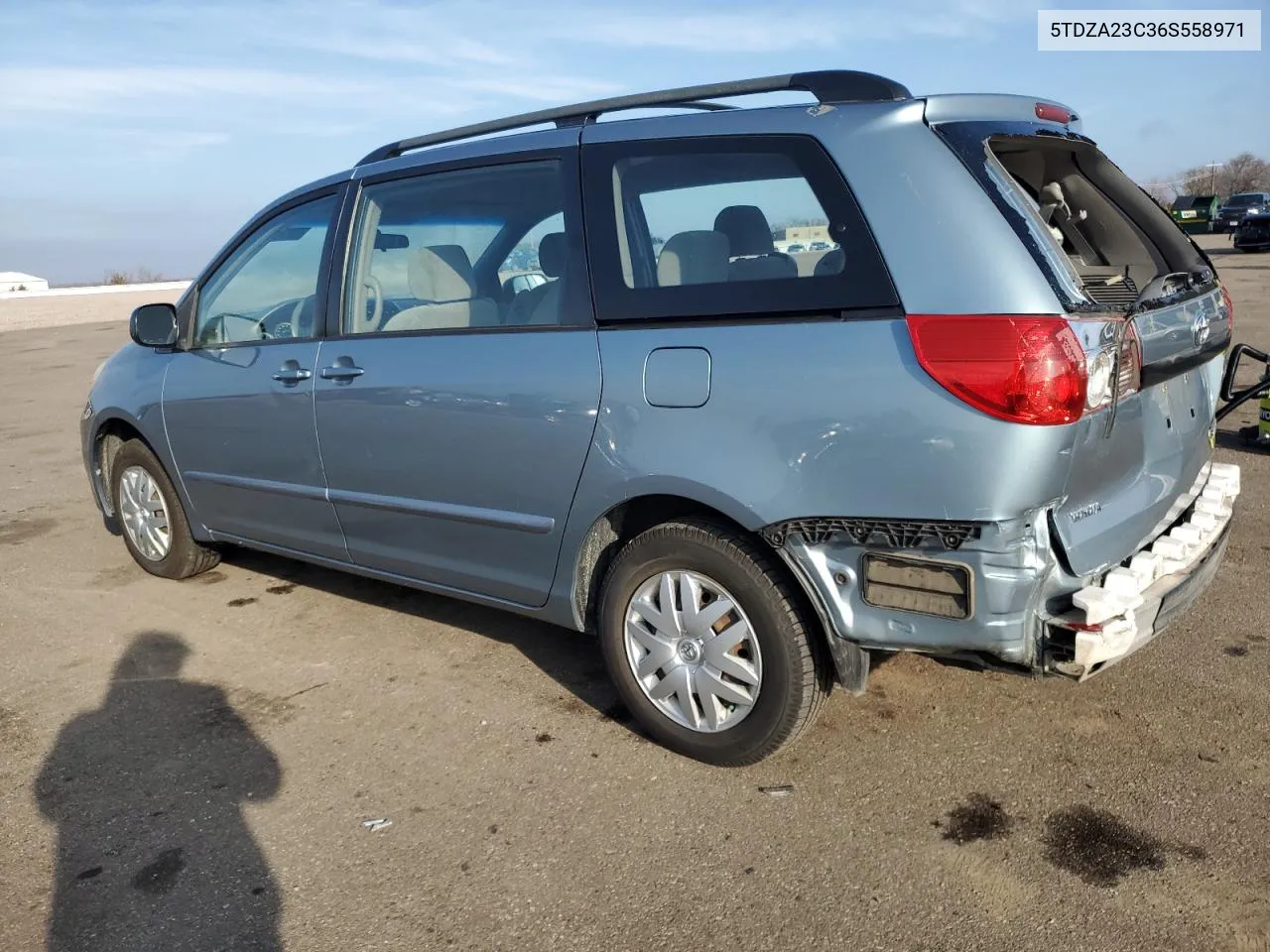 2006 Toyota Sienna Ce VIN: 5TDZA23C36S558971 Lot: 80874224