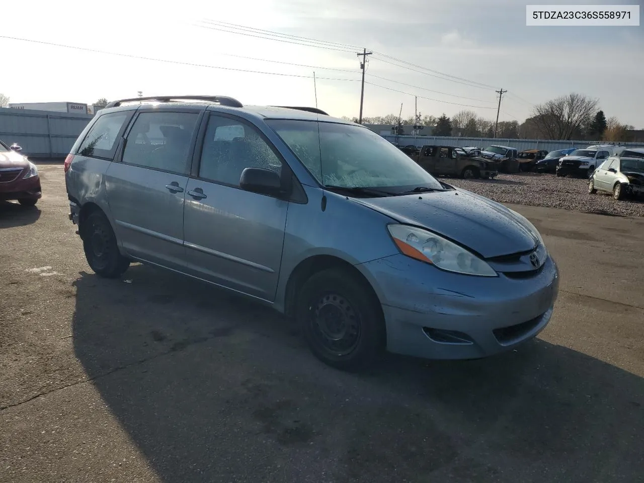 2006 Toyota Sienna Ce VIN: 5TDZA23C36S558971 Lot: 80874224