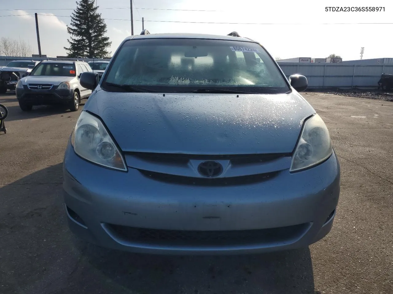 2006 Toyota Sienna Ce VIN: 5TDZA23C36S558971 Lot: 80874224