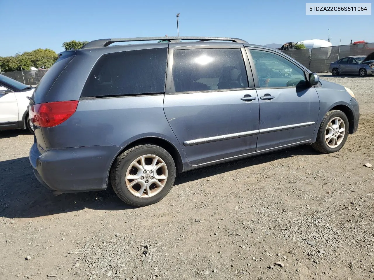 2006 Toyota Sienna Xle VIN: 5TDZA22C86S511064 Lot: 80992234