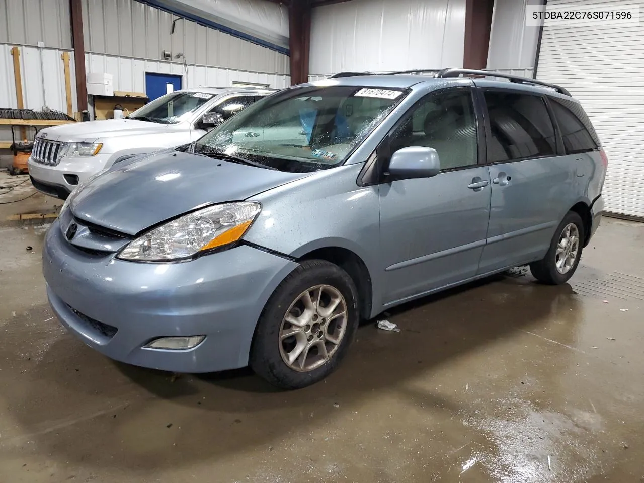 2006 Toyota Sienna Xle VIN: 5TDBA22C76S071596 Lot: 81670474