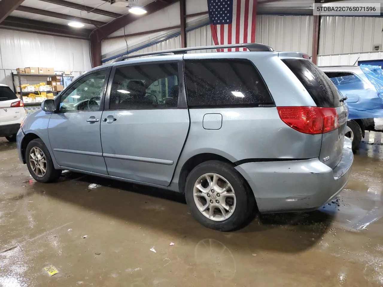 2006 Toyota Sienna Xle VIN: 5TDBA22C76S071596 Lot: 81670474