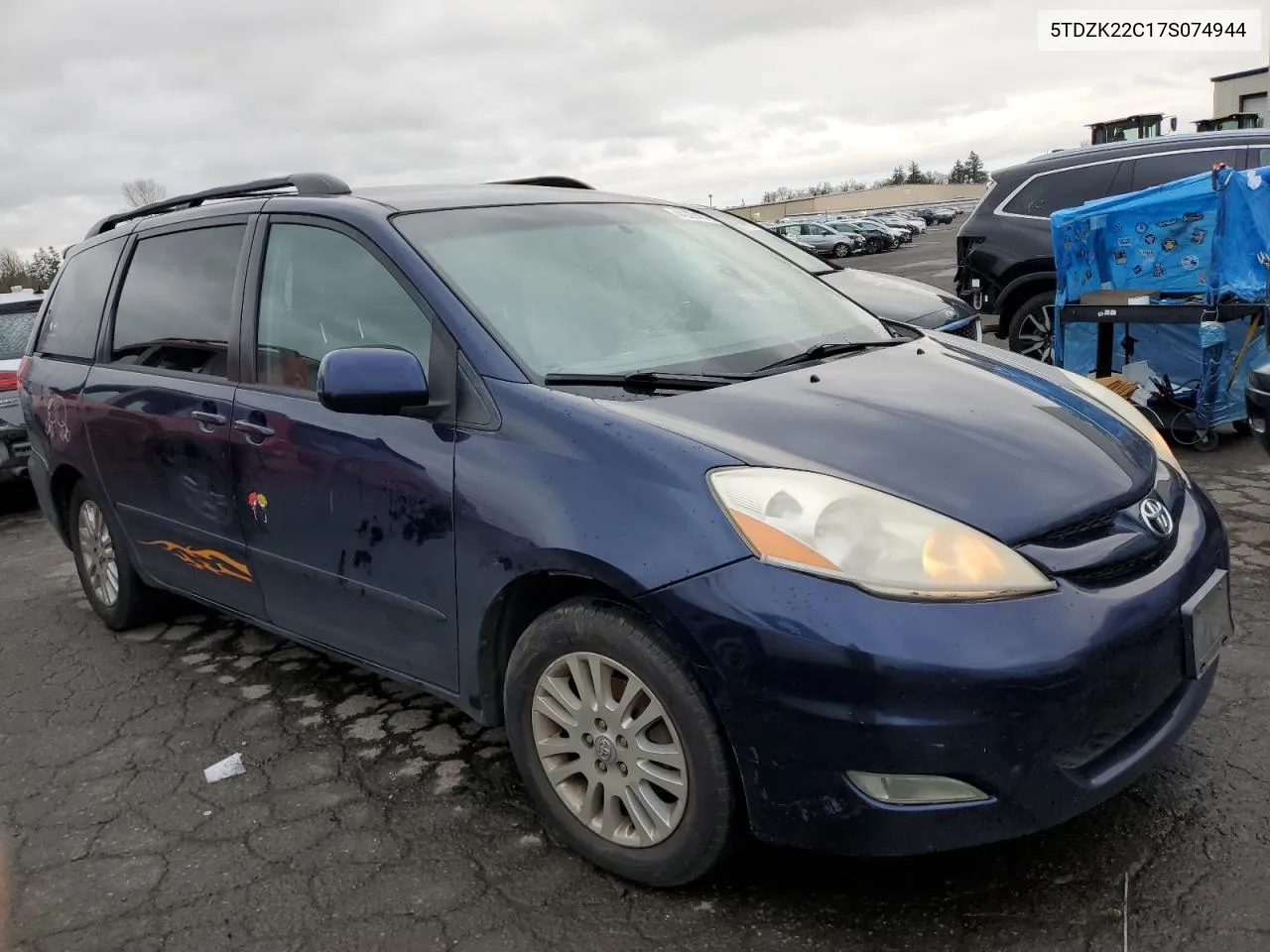 2007 Toyota Sienna Xle VIN: 5TDZK22C17S074944 Lot: 44229474