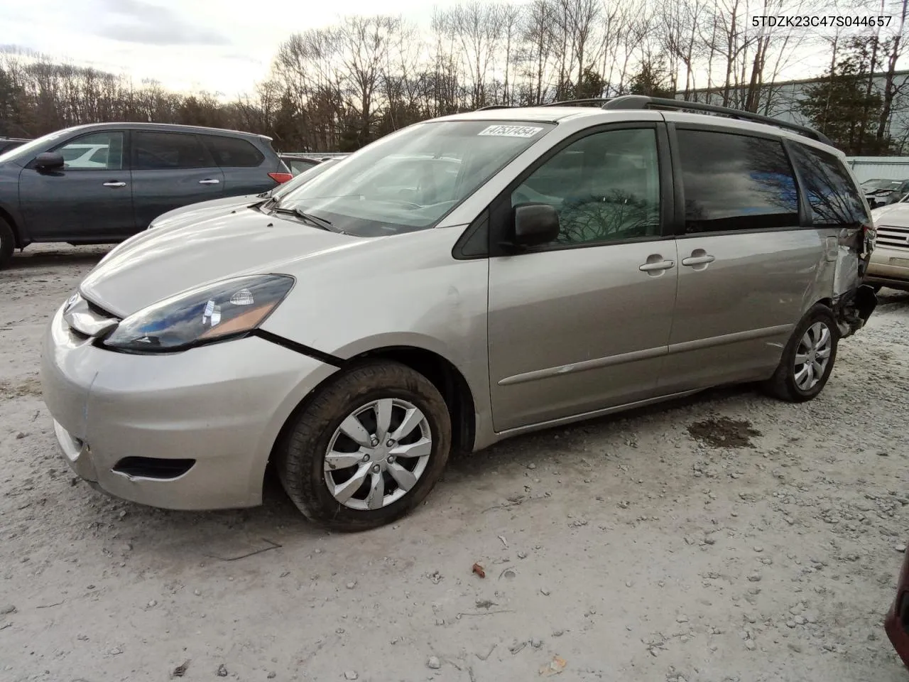 5TDZK23C47S044657 2007 Toyota Sienna Ce