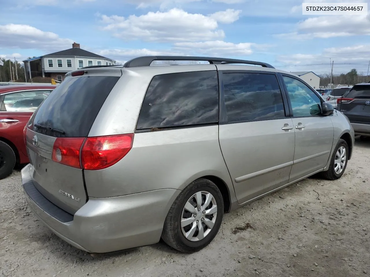 2007 Toyota Sienna Ce VIN: 5TDZK23C47S044657 Lot: 47537454