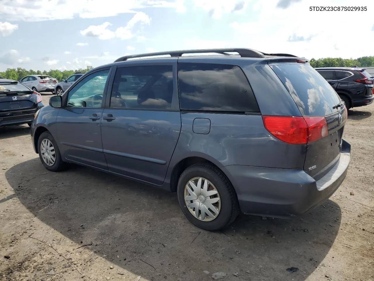 2007 Toyota Sienna Ce VIN: 5TDZK23C87S029935 Lot: 57084254