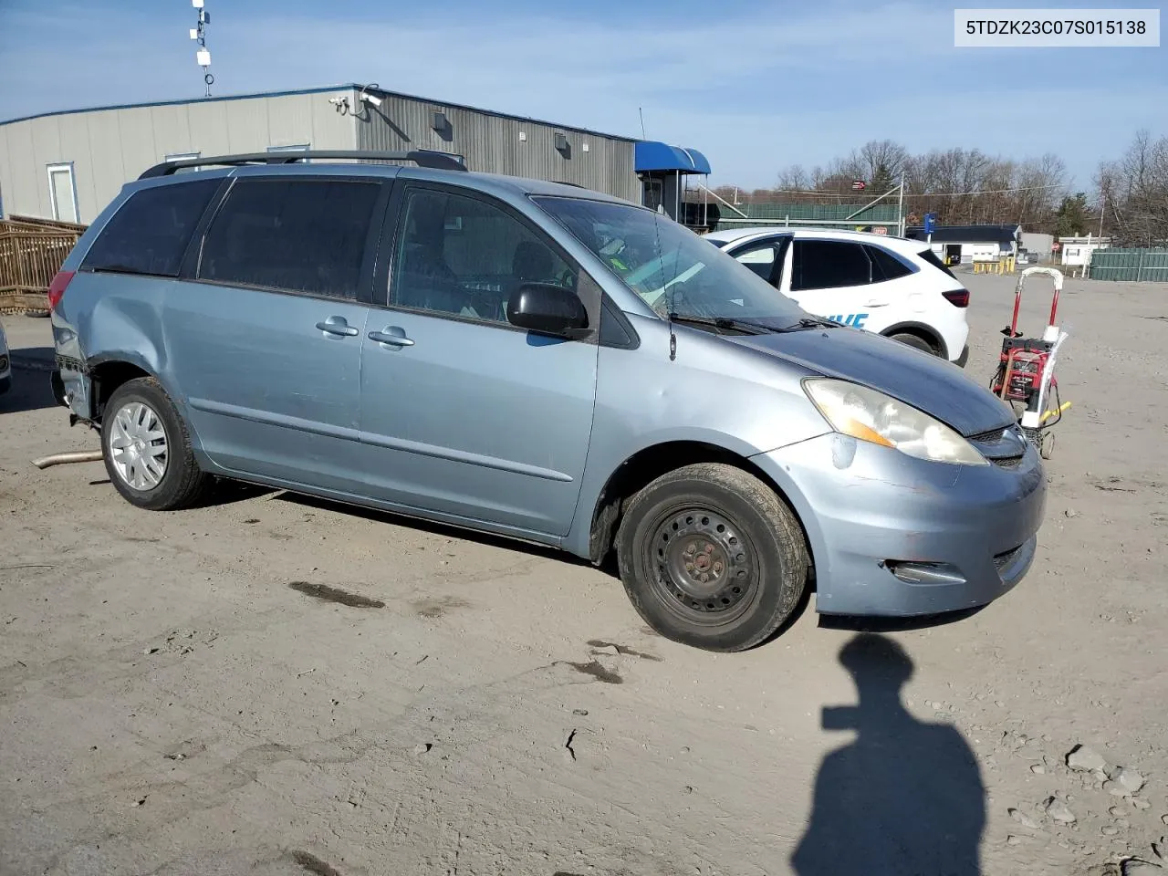 2007 Toyota Sienna Ce VIN: 5TDZK23C07S015138 Lot: 57124064