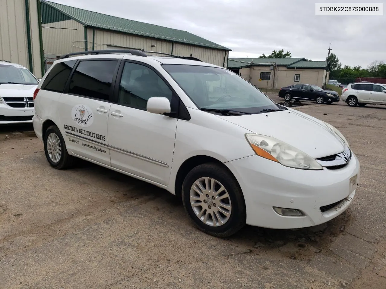 2007 Toyota Sienna Xle VIN: 5TDBK22C87S000888 Lot: 57317654