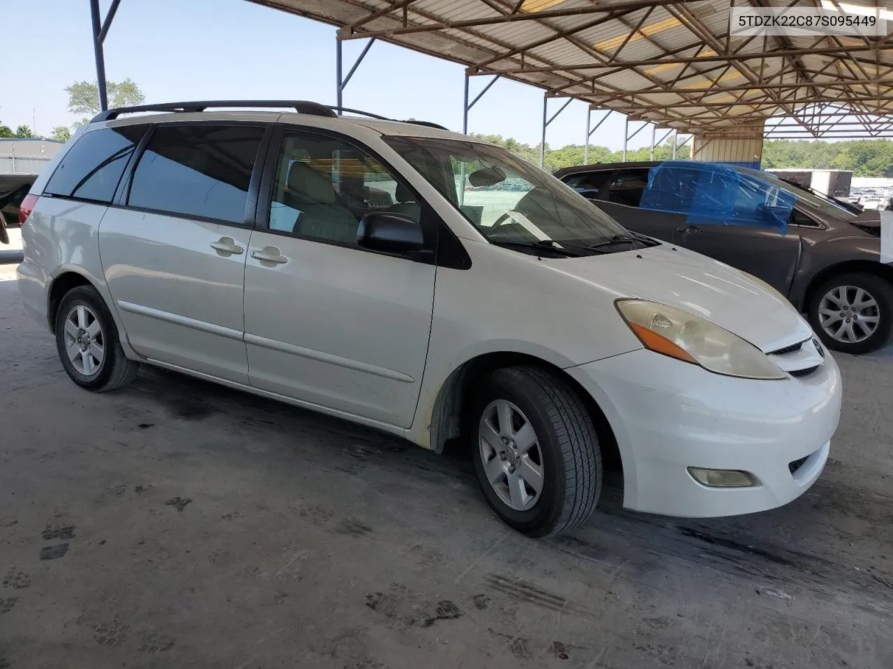 2007 Toyota Sienna Xle VIN: 5TDZK22C87S095449 Lot: 59037354