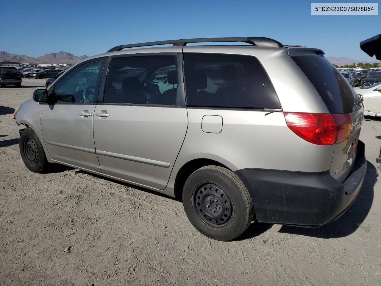 5TDZK23C07S078854 2007 Toyota Sienna Ce