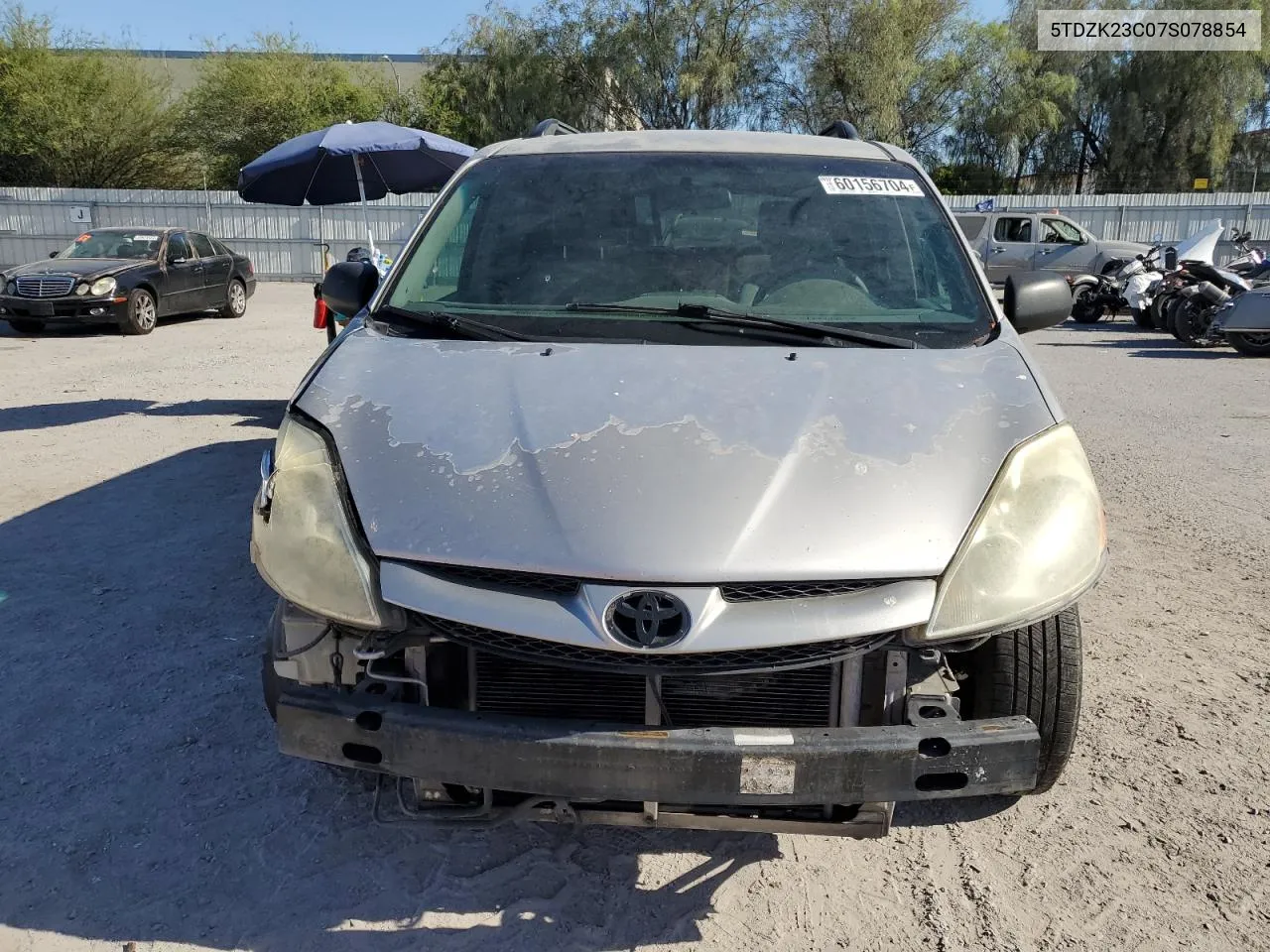 5TDZK23C07S078854 2007 Toyota Sienna Ce