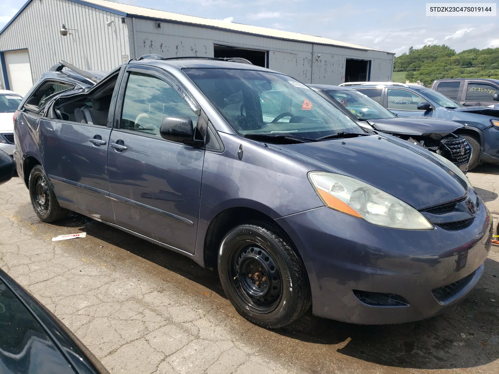 5TDZK23C47S019144 2007 Toyota Sienna Ce