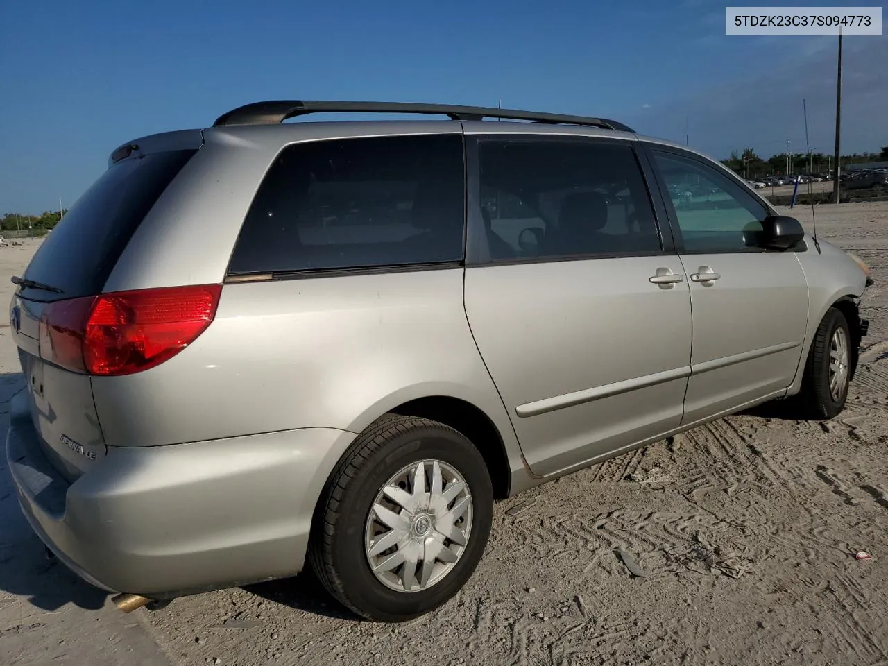 5TDZK23C37S094773 2007 Toyota Sienna Ce