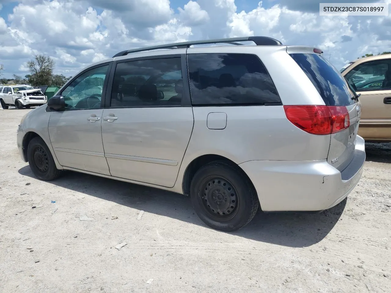 2007 Toyota Sienna Ce VIN: 5TDZK23C87S018997 Lot: 67752934