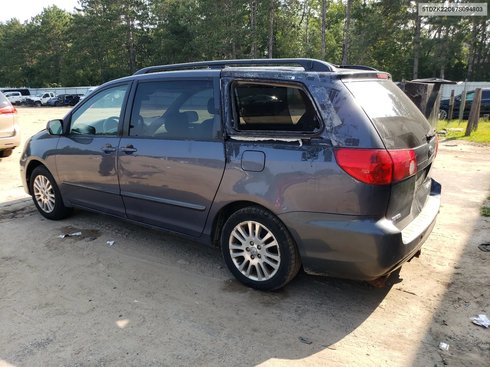 2007 Toyota Sienna Xle VIN: 5TDZK22C67S094803 Lot: 67798654