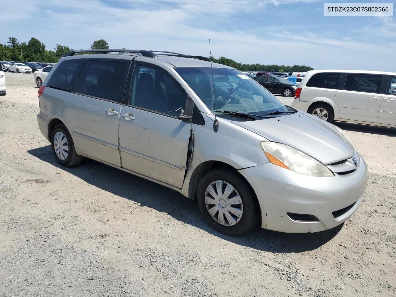 2007 Toyota Sienna Ce VIN: 5TDZK23C07S002566 Lot: 68292214