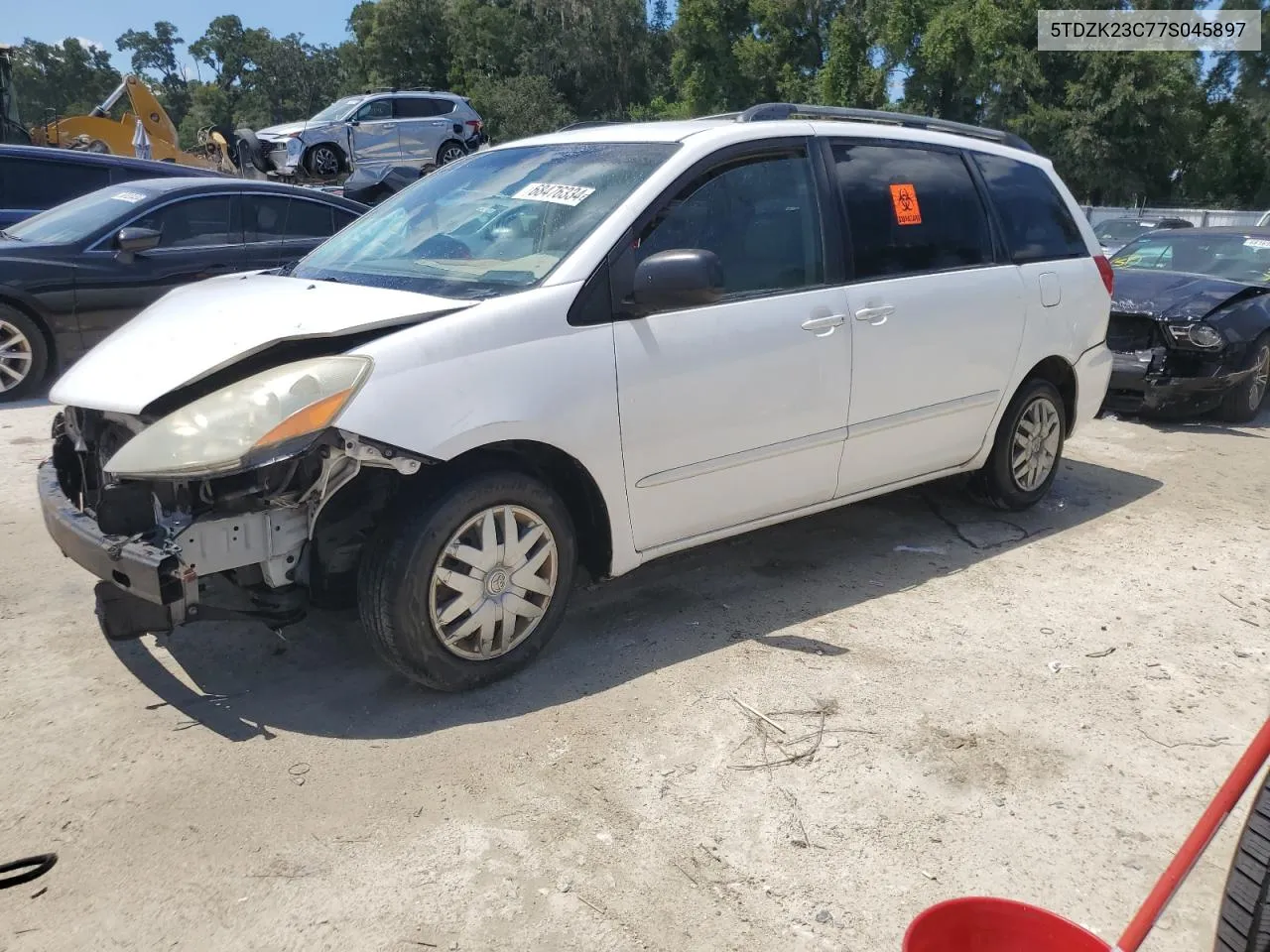 5TDZK23C77S045897 2007 Toyota Sienna Ce