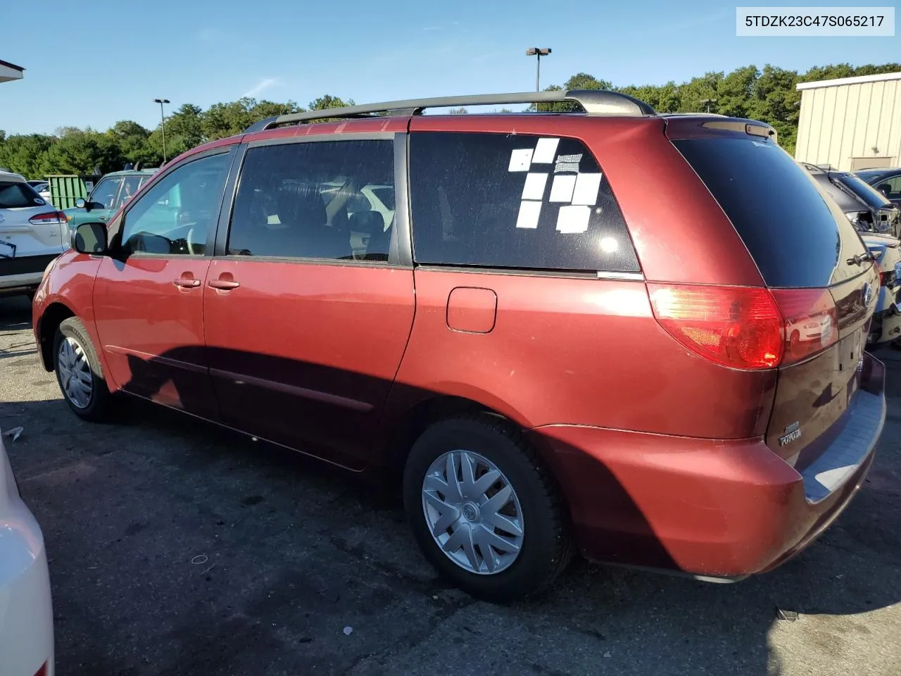 5TDZK23C47S065217 2007 Toyota Sienna Ce