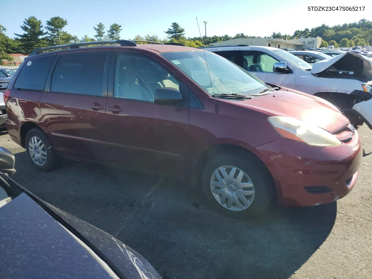 2007 Toyota Sienna Ce VIN: 5TDZK23C47S065217 Lot: 69991014