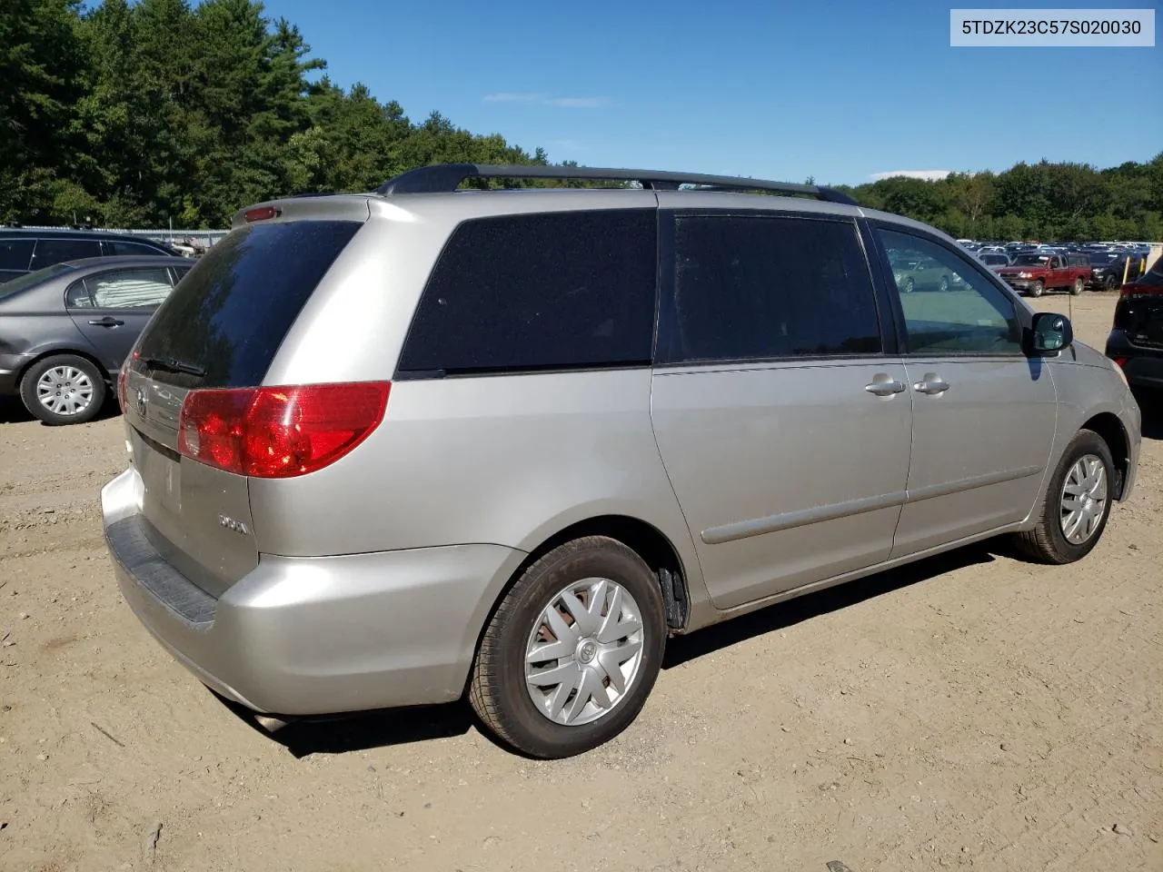 5TDZK23C57S020030 2007 Toyota Sienna Ce