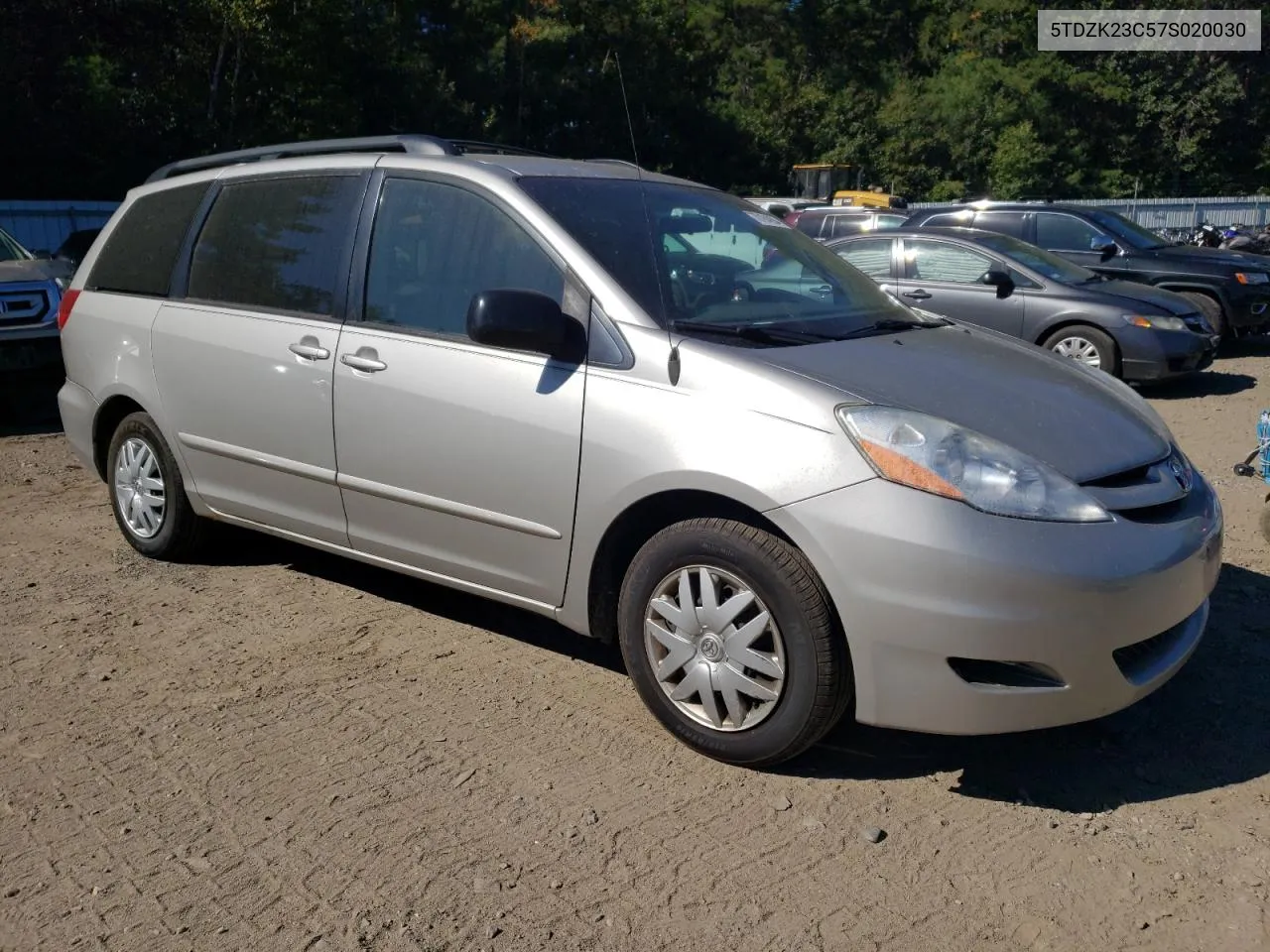 5TDZK23C57S020030 2007 Toyota Sienna Ce