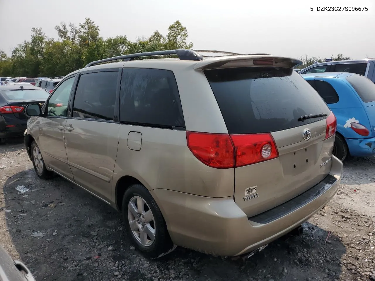 2007 Toyota Sienna Ce VIN: 5TDZK23C27S096675 Lot: 70281664