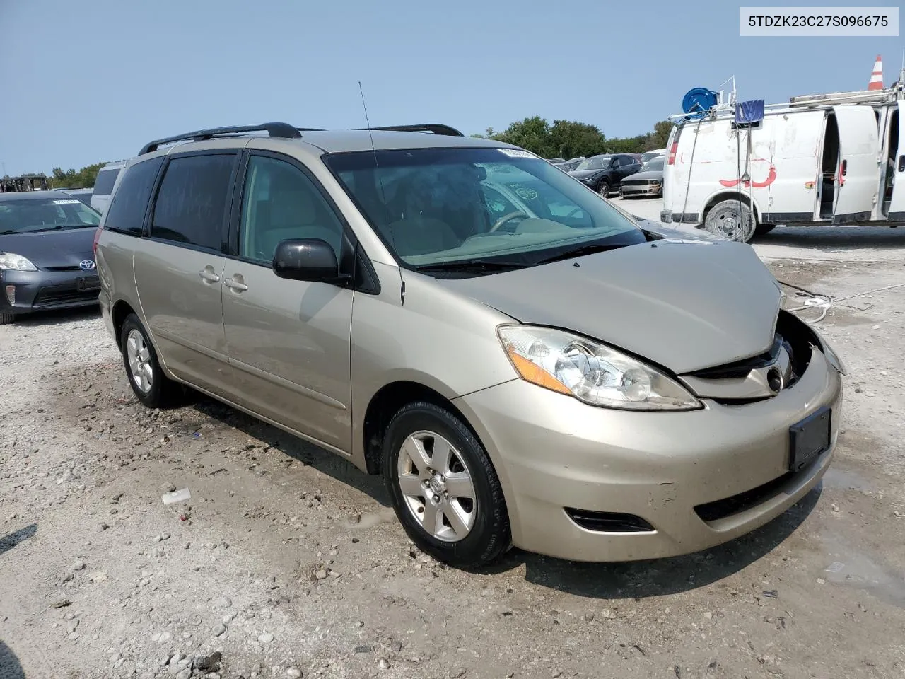 2007 Toyota Sienna Ce VIN: 5TDZK23C27S096675 Lot: 70281664