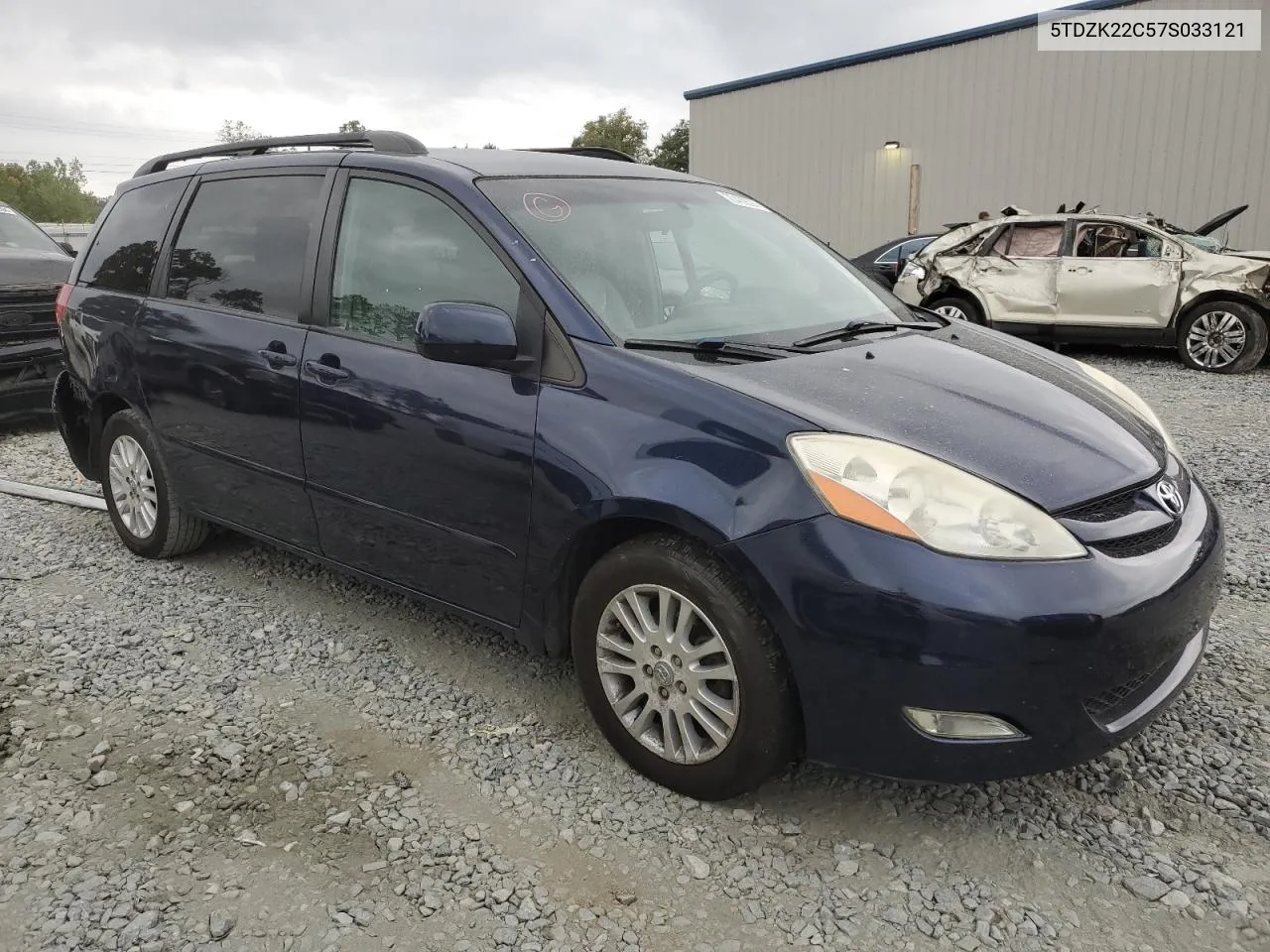 2007 Toyota Sienna Xle VIN: 5TDZK22C57S033121 Lot: 70439394