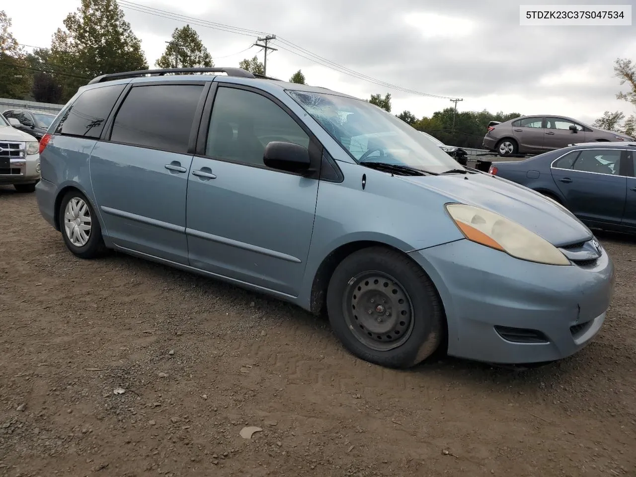 5TDZK23C37S047534 2007 Toyota Sienna Ce