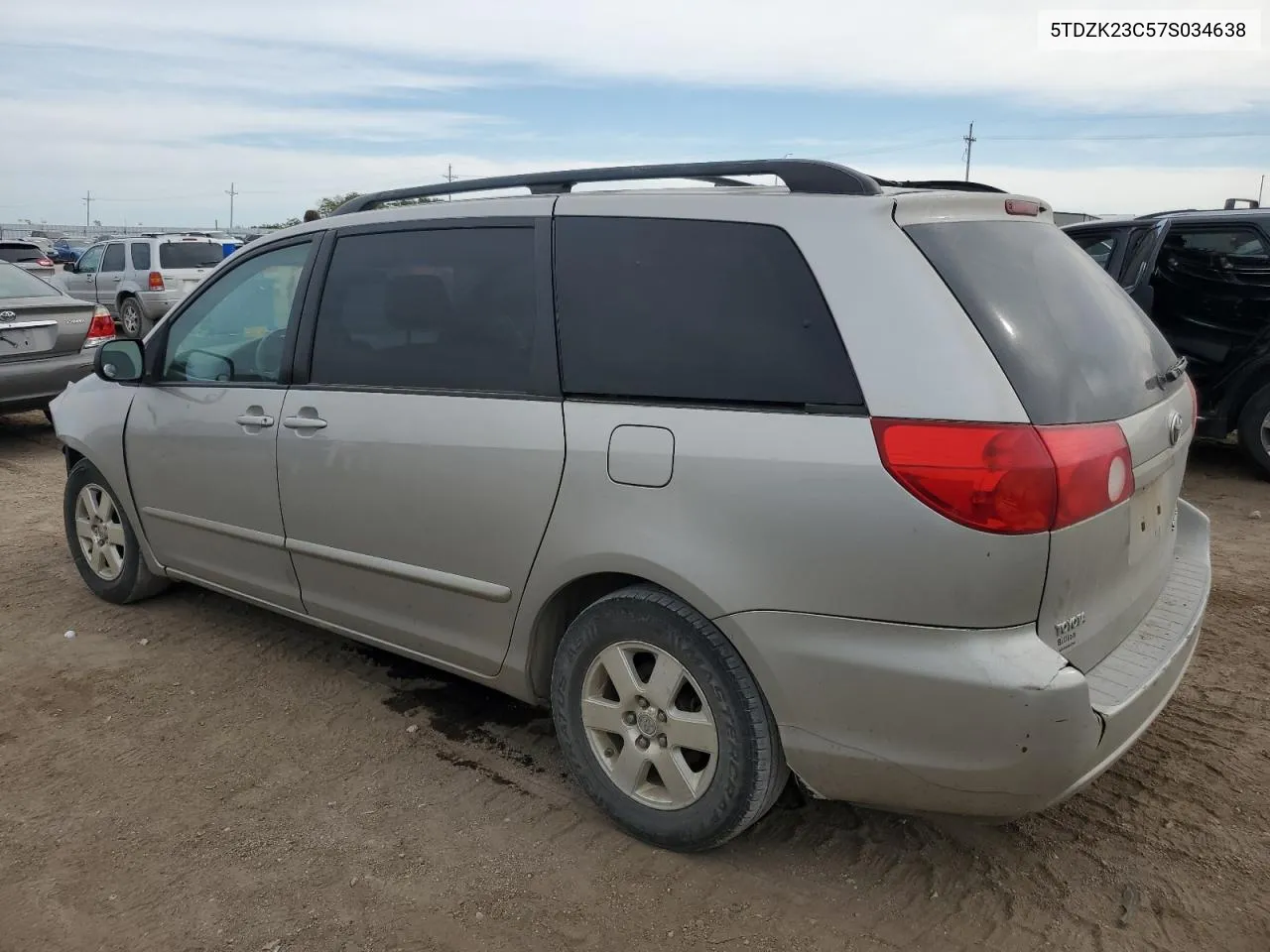 2007 Toyota Sienna Ce VIN: 5TDZK23C57S034638 Lot: 70857994