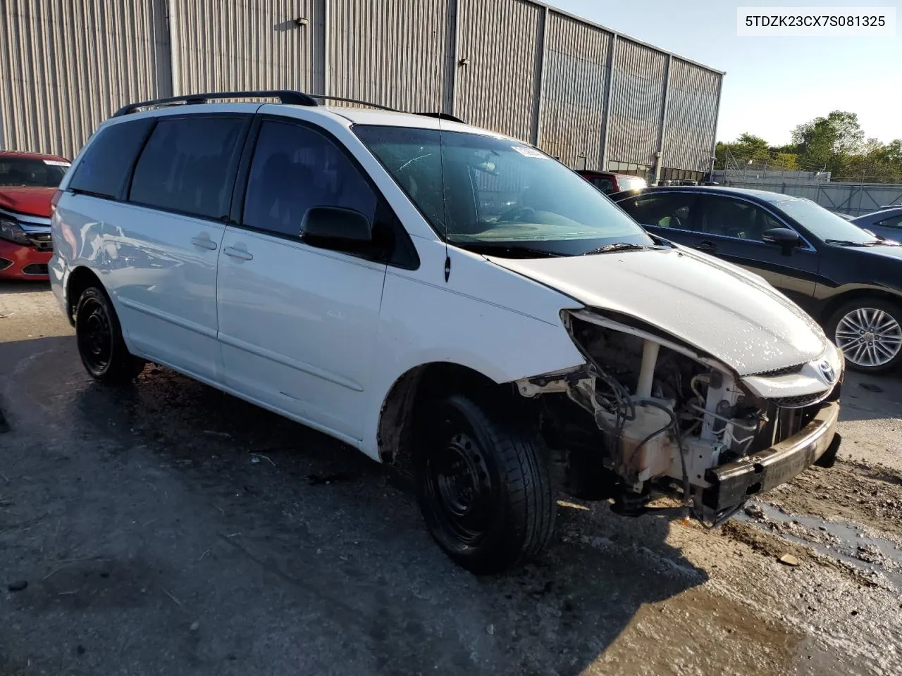 2007 Toyota Sienna Ce VIN: 5TDZK23CX7S081325 Lot: 71398844