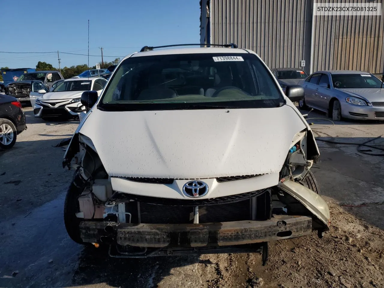 5TDZK23CX7S081325 2007 Toyota Sienna Ce