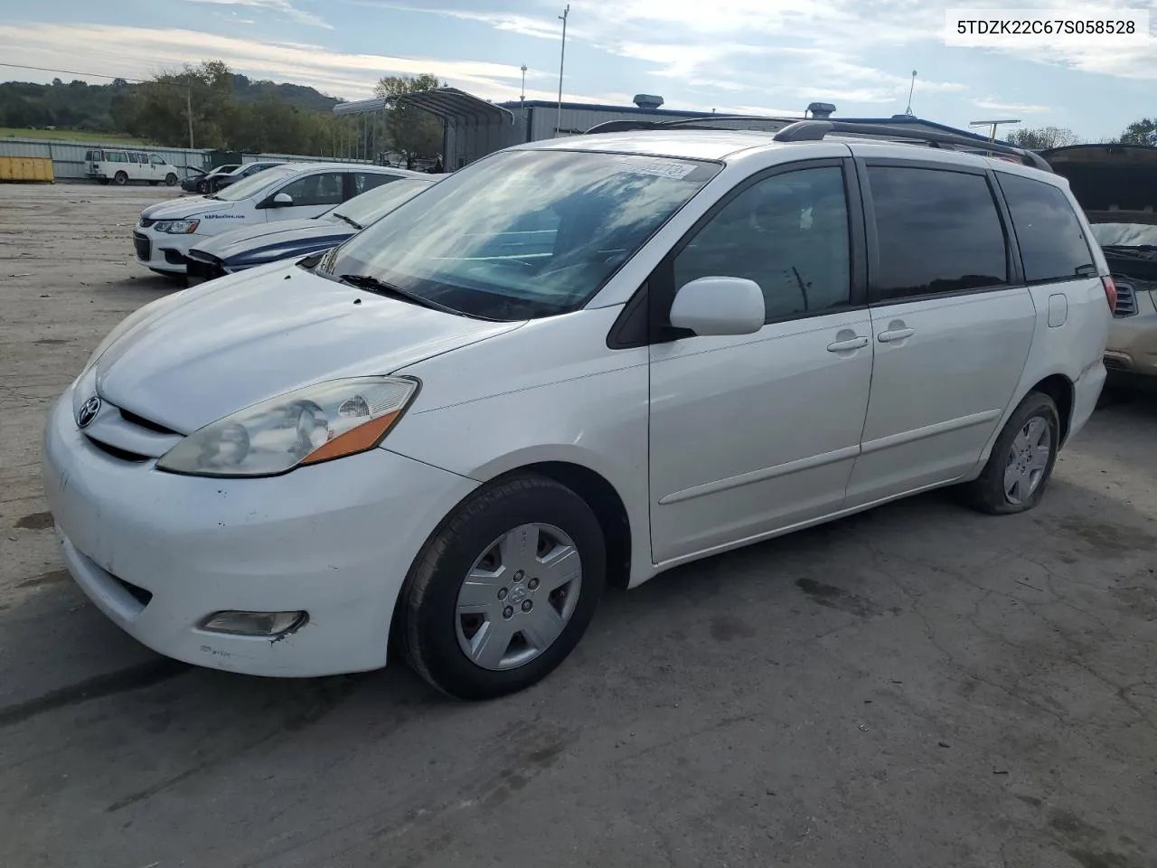 2007 Toyota Sienna Xle VIN: 5TDZK22C67S058528 Lot: 71688713