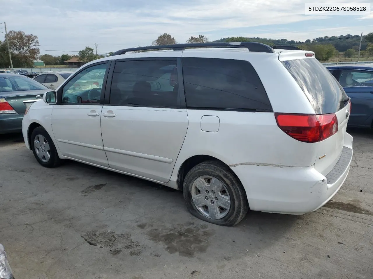 2007 Toyota Sienna Xle VIN: 5TDZK22C67S058528 Lot: 71688713