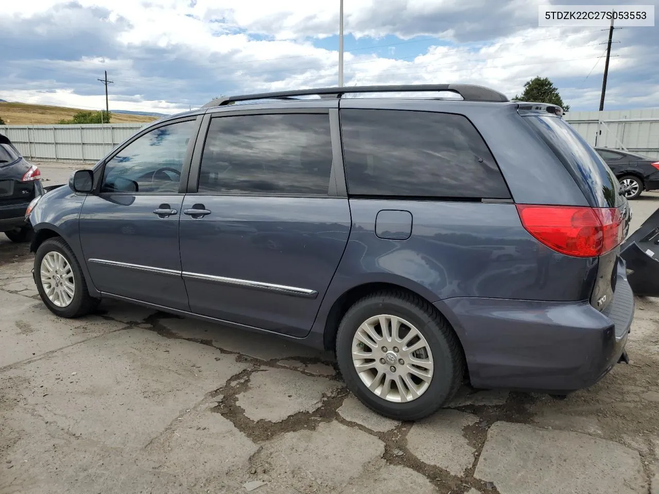 2007 Toyota Sienna Xle VIN: 5TDZK22C27S053553 Lot: 71731164