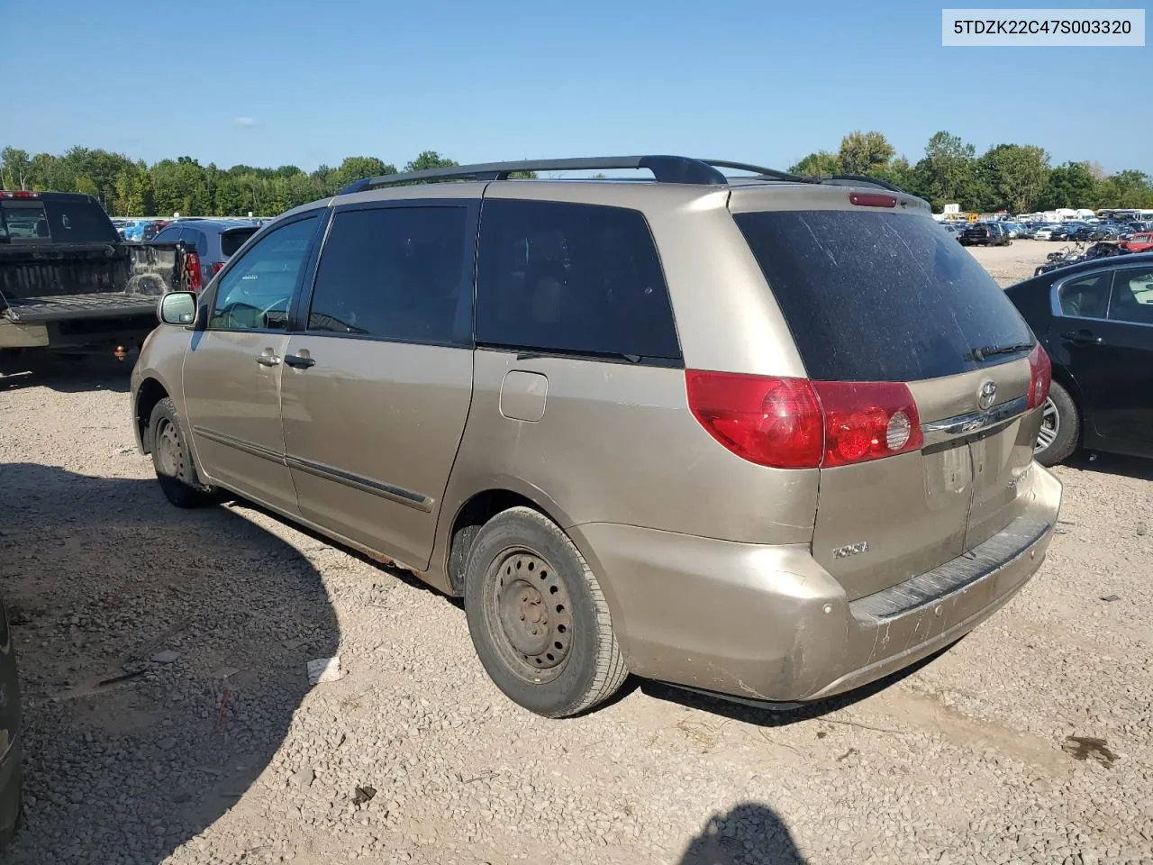 5TDZK22C47S003320 2007 Toyota Sienna Xle