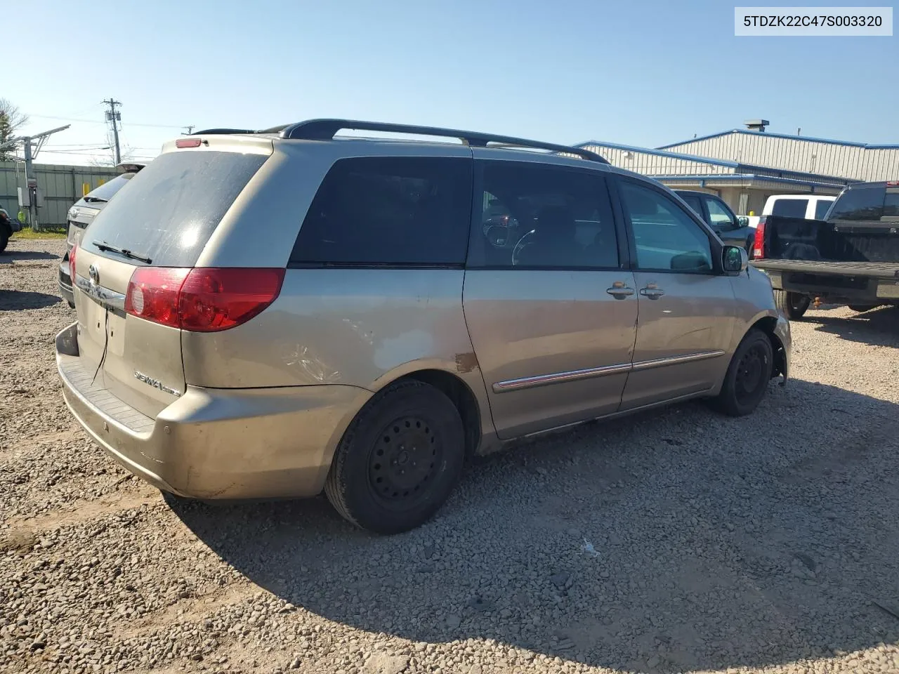 5TDZK22C47S003320 2007 Toyota Sienna Xle