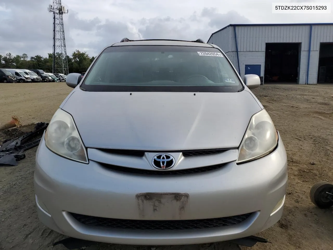 2007 Toyota Sienna Xle VIN: 5TDZK22CX7S015293 Lot: 72042054