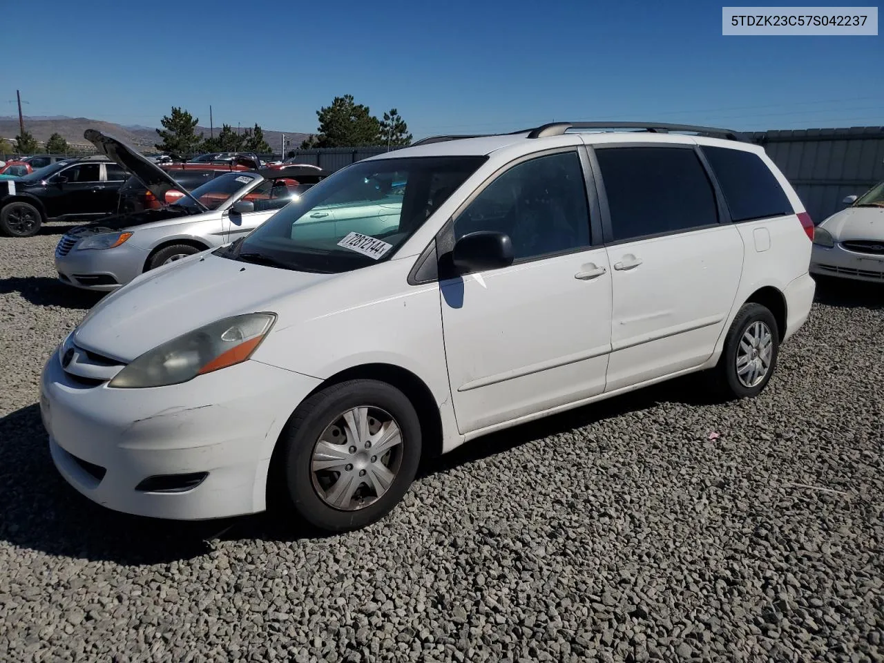 5TDZK23C57S042237 2007 Toyota Sienna Ce