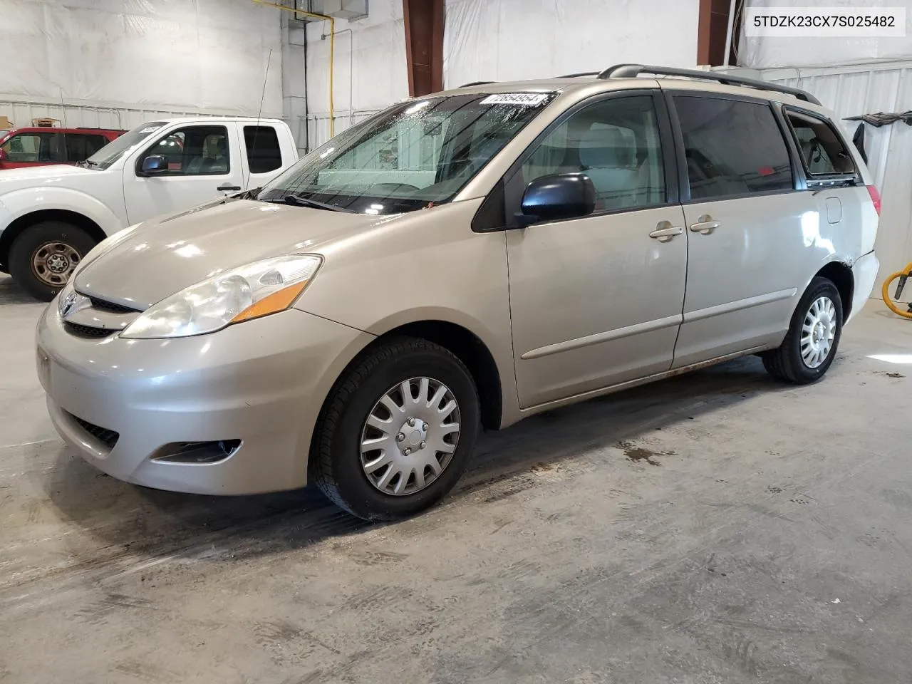 5TDZK23CX7S025482 2007 Toyota Sienna Ce