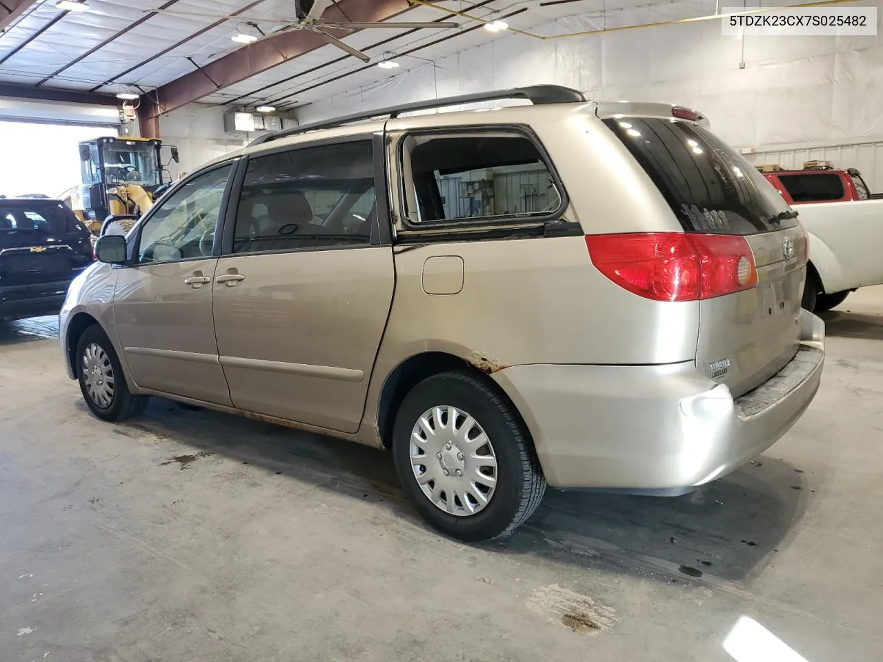 2007 Toyota Sienna Ce VIN: 5TDZK23CX7S025482 Lot: 72854954