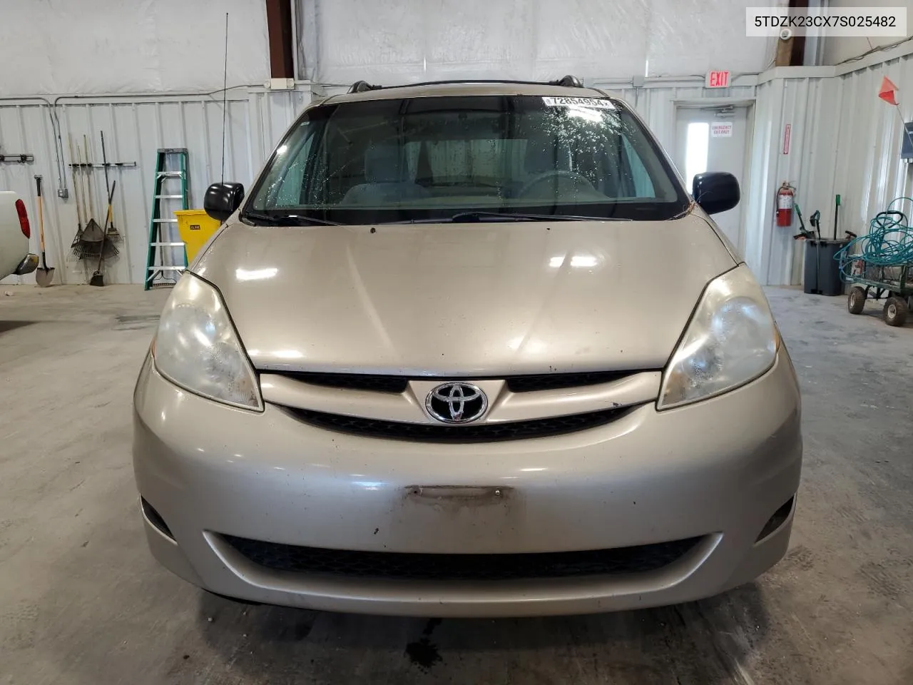 5TDZK23CX7S025482 2007 Toyota Sienna Ce