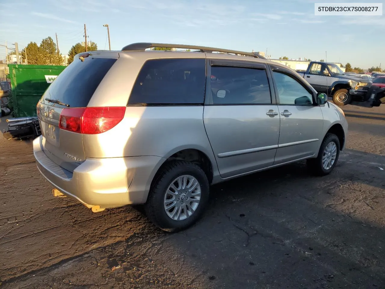 2007 Toyota Sienna Le VIN: 5TDBK23CX7S008277 Lot: 73009364