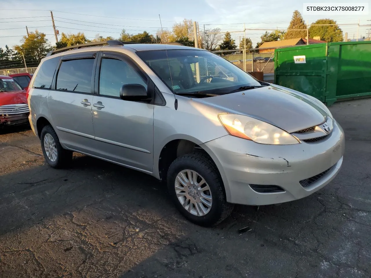 2007 Toyota Sienna Le VIN: 5TDBK23CX7S008277 Lot: 73009364