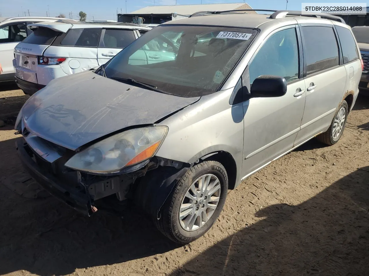 2007 Toyota Sienna Le VIN: 5TDBK23C28S014088 Lot: 73170574