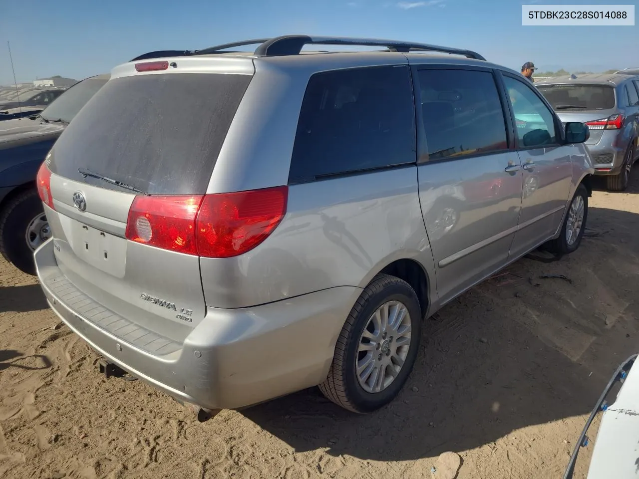 2007 Toyota Sienna Le VIN: 5TDBK23C28S014088 Lot: 73170574