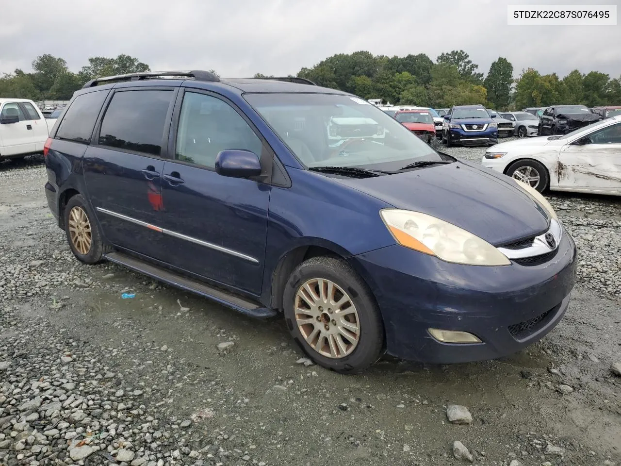 2007 Toyota Sienna Xle VIN: 5TDZK22C87S076495 Lot: 73174414