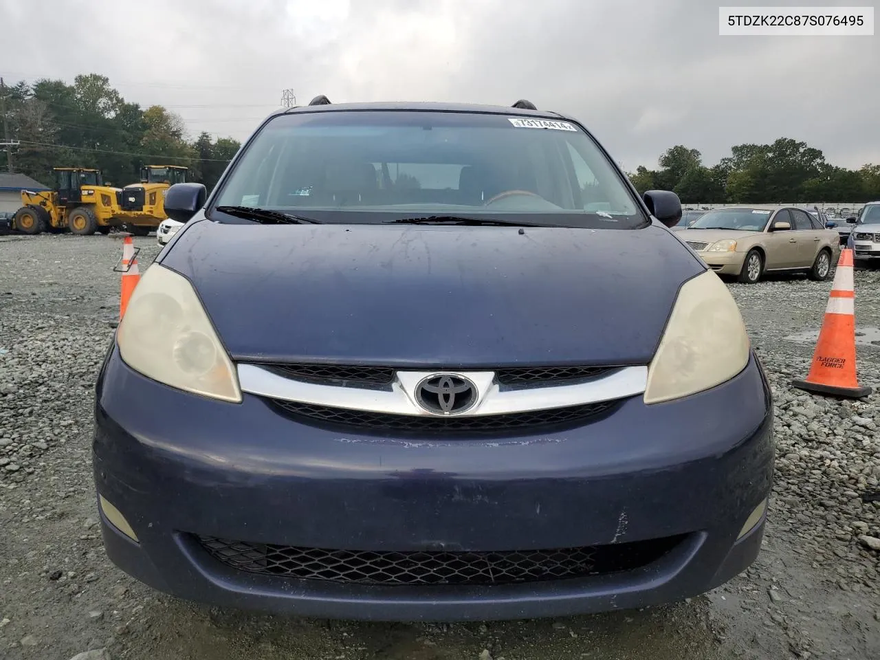 2007 Toyota Sienna Xle VIN: 5TDZK22C87S076495 Lot: 73174414