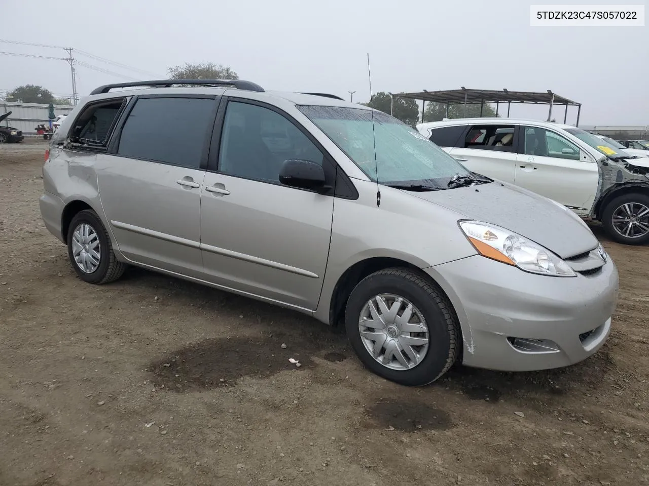 5TDZK23C47S057022 2007 Toyota Sienna Ce